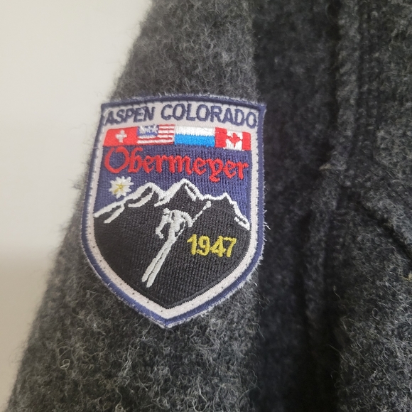 Obermeyer boiled wool full zip coat M - Picture 4 of 5